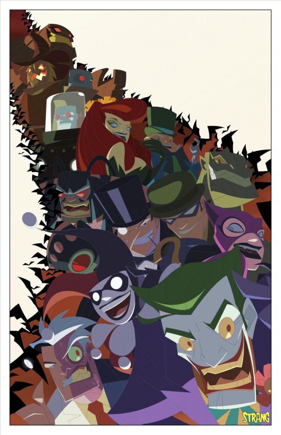 The Batman Villains Collage The Batman Villains Collage